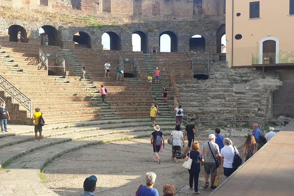 Benevento| Teatro Romano: tanti visitatori nel mese di Agosto