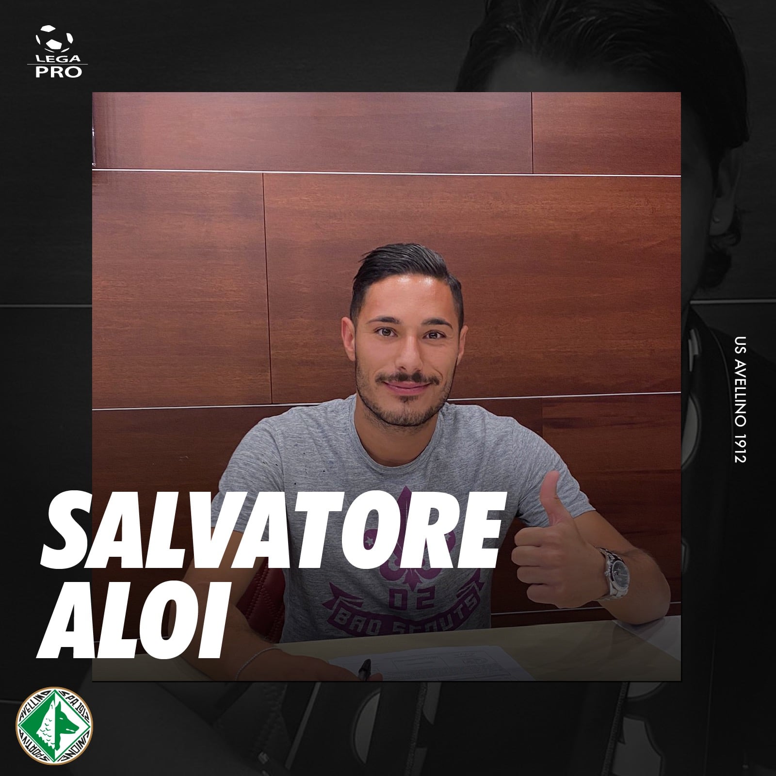 US Avellino, firma il centrocampista Aloi