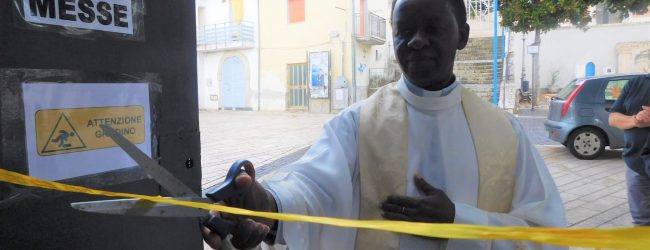 Taglio del nastro per l’info point del Santuario a Terranova di Arpaise