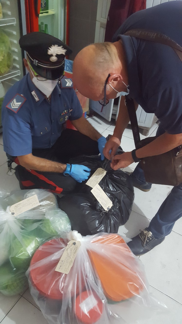 Telese Terme| Forestali, 50 kg di cibo senza indicazione di tracking: chiuso un pub