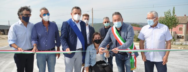 Circello| Taglio del nastro della Strada Statale 212