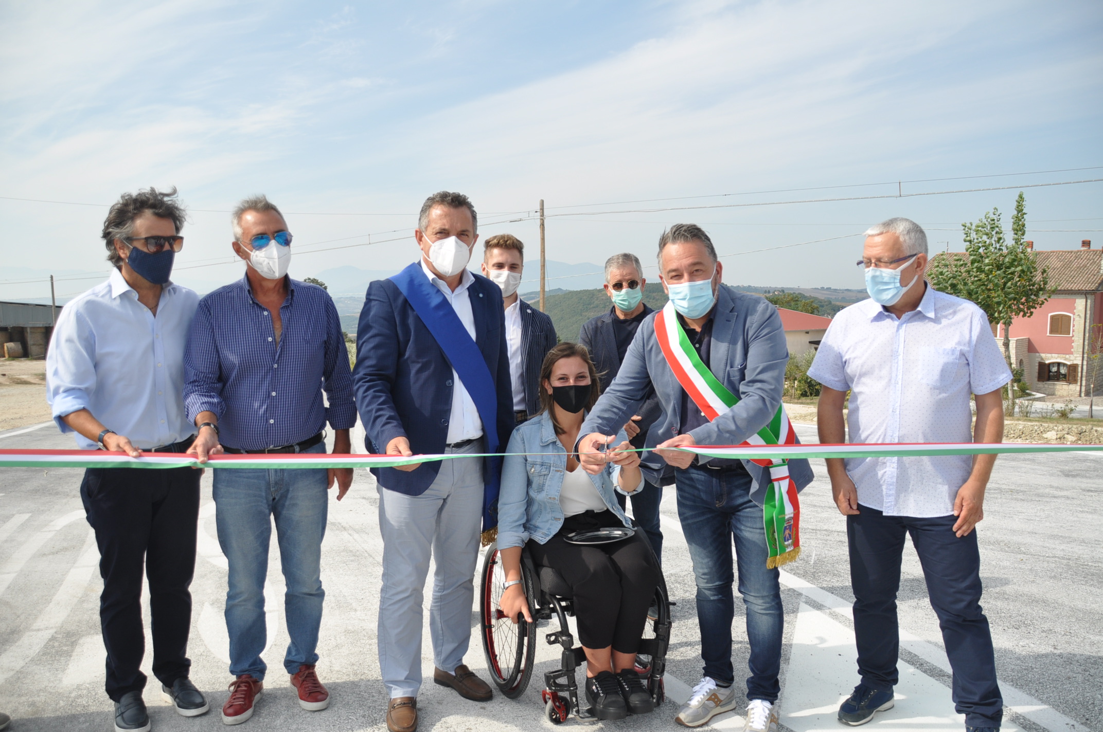 Circello| Taglio del nastro della Strada Statale 212