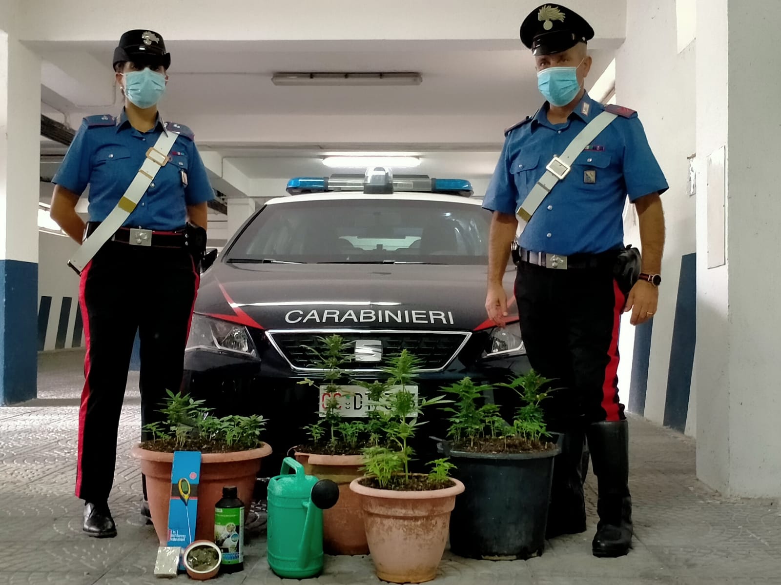 Controlli antidroga in Valle Telesina da parte dei Carabinieri