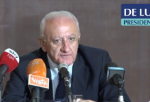 Regionali, De Luca: questo è un risultato di popolo