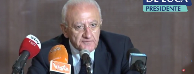 Regionali, De Luca: questo è un risultato di popolo