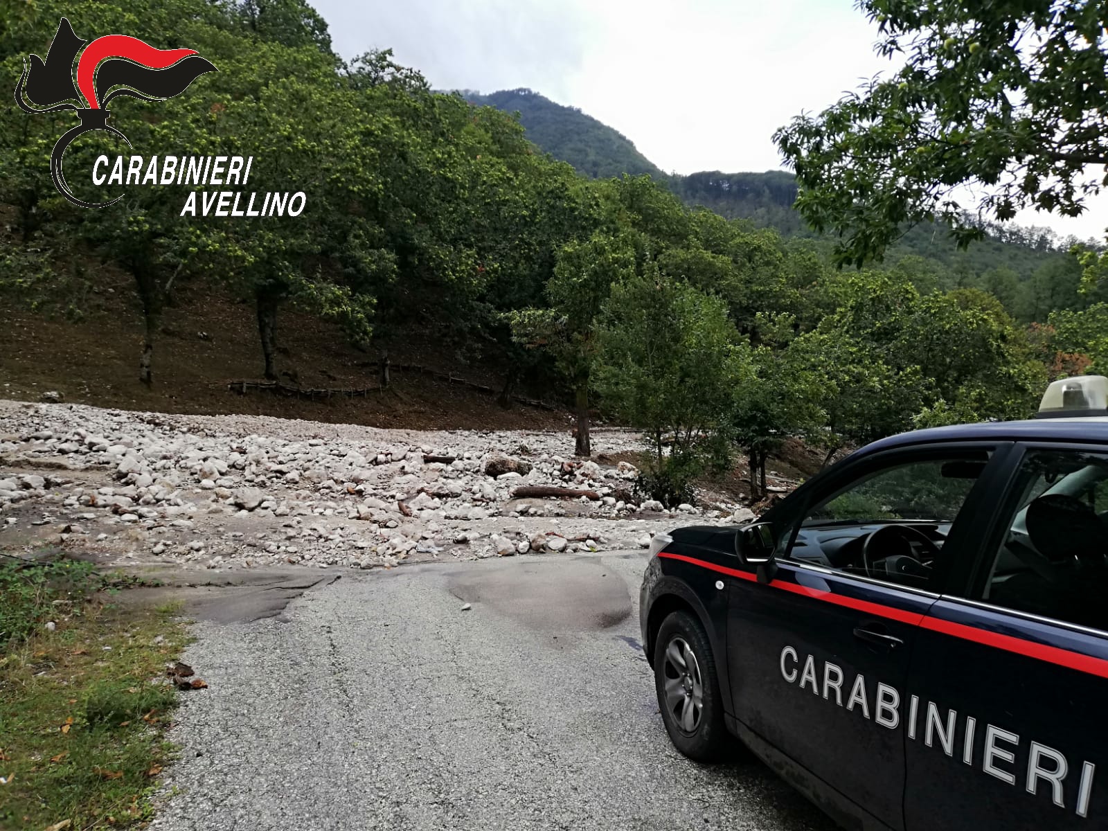 Maltempo, smottamento in Alta Irpinia: strada provinciale 143 bloccata tra Bagnoli e Acerno