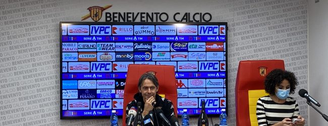Benevento, Inzaghi: “Abbiamo messo paura al Napoli. Questa è la strada giusta”