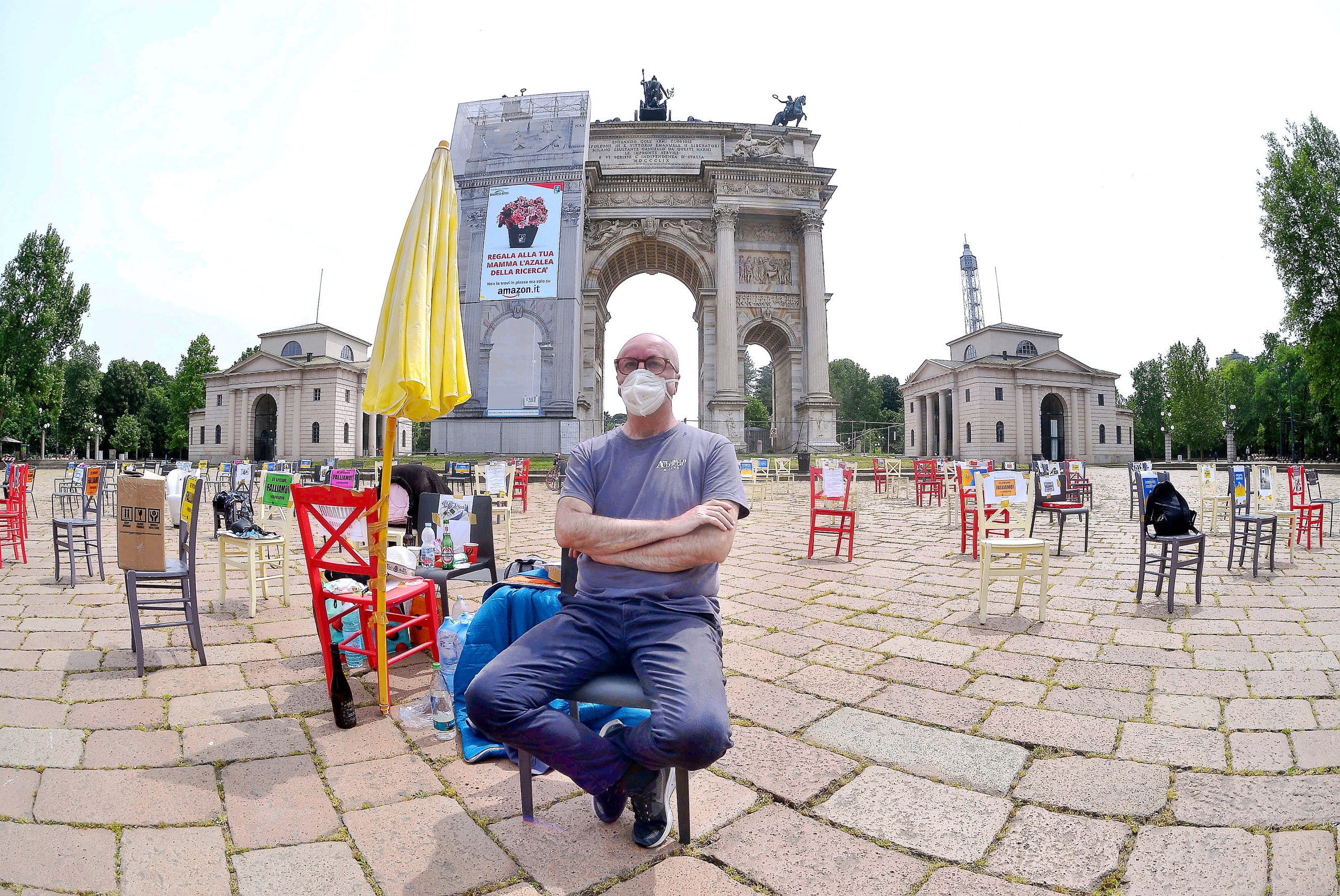 Covid, Coldiretti: ristoranti in piazza con vendite dimezzate (-4)