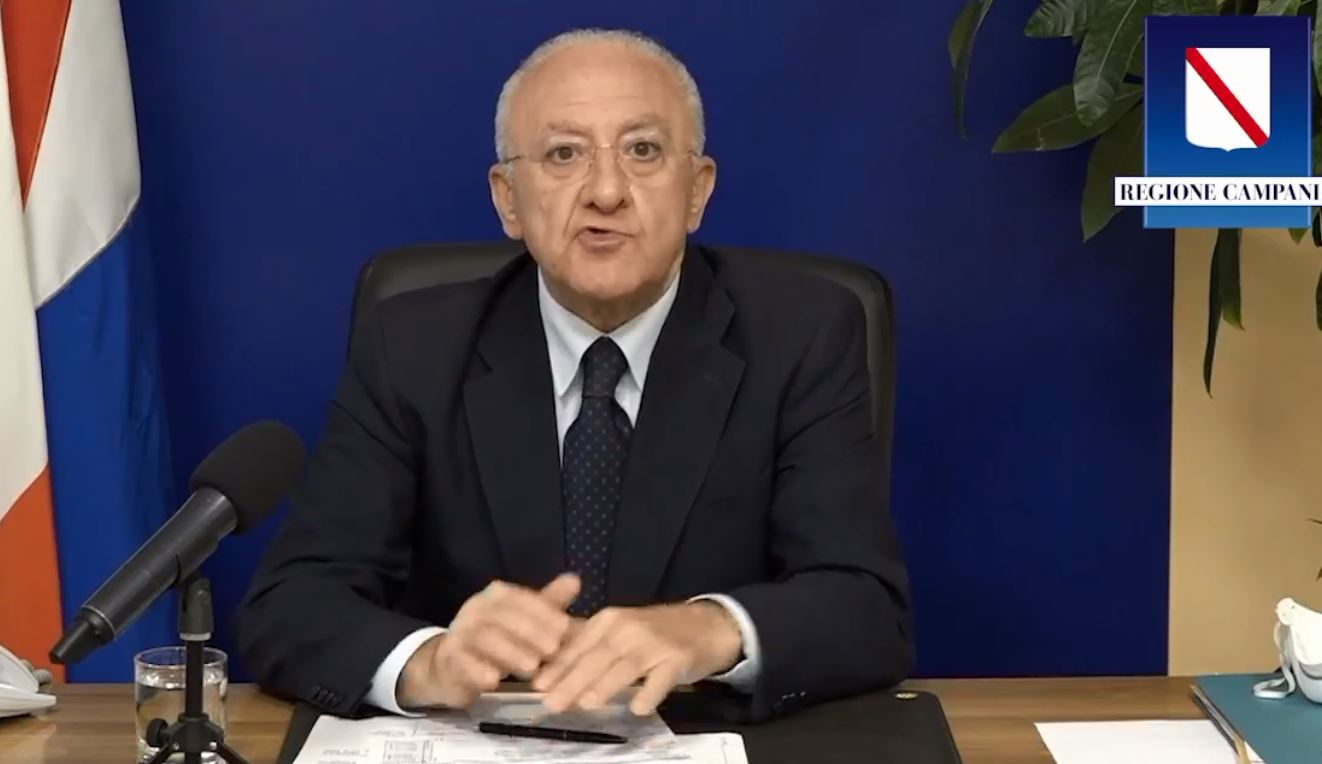 Scuola ,De Luca: ‘Sentenza Tar? ripresa a febbraio era quello che volevamo’