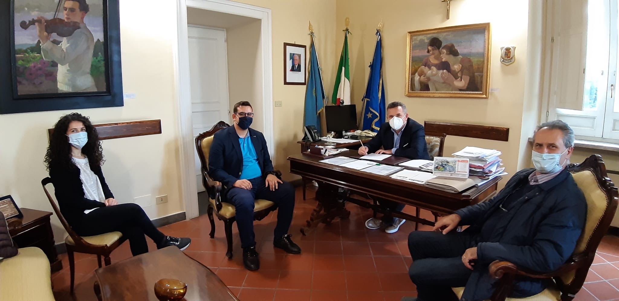 Rocca dei Rettori,il Presidente Di Maria incontra il neo sindaco di Castelfranco in Miscano