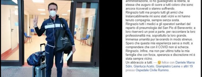 Telese Terme| Covid-19, dimesso dal “San Pio” Vincenzo Fuschini: il candidato poi diventato vice-sindaco
