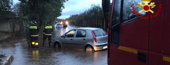 Smottamento sulla strada provinciale Turci, collegamento bloccato tra Solofra e Serino
