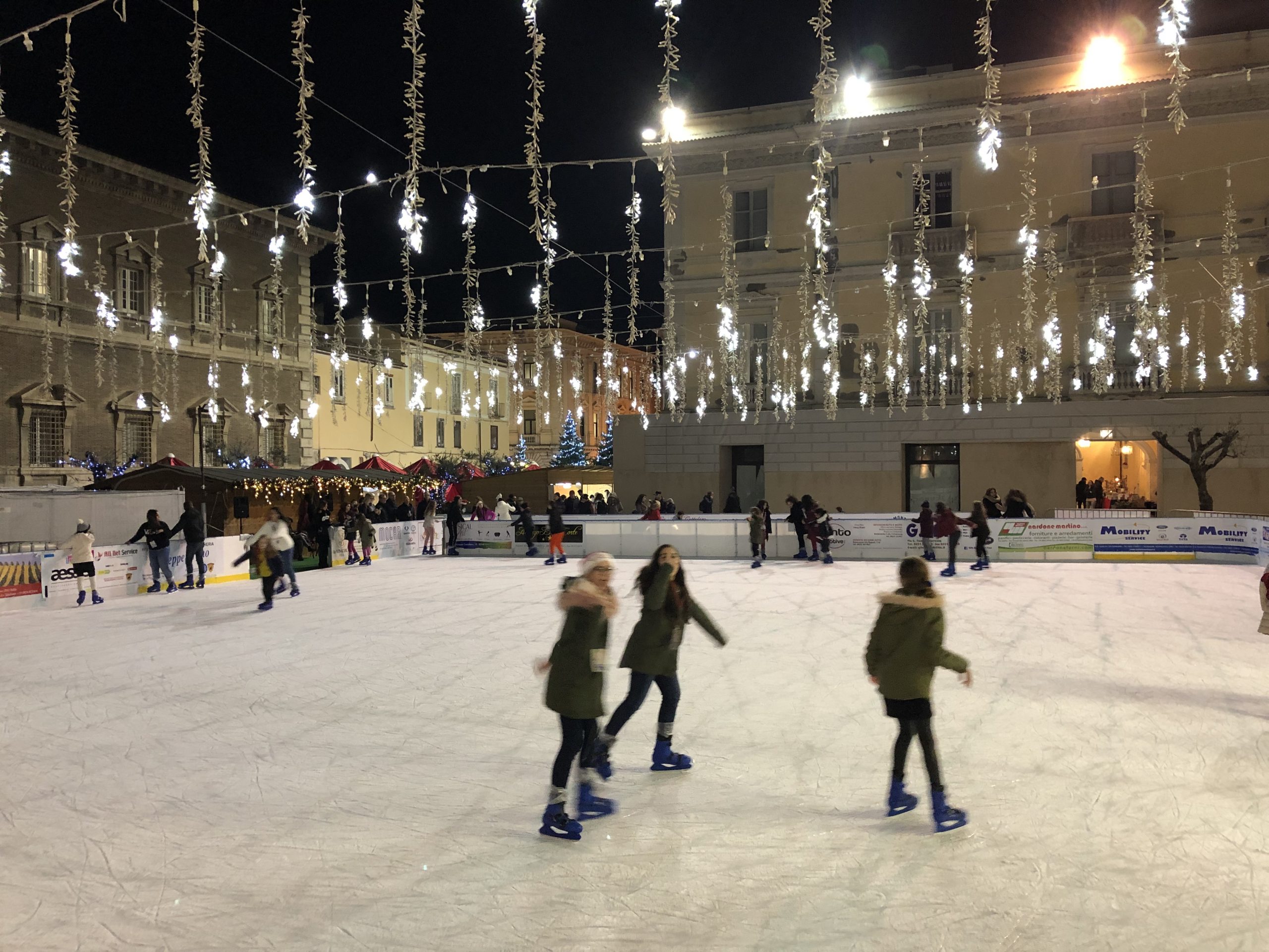 Pista di pattinaggio a Benevento, quest’anno niente evento causa Covid