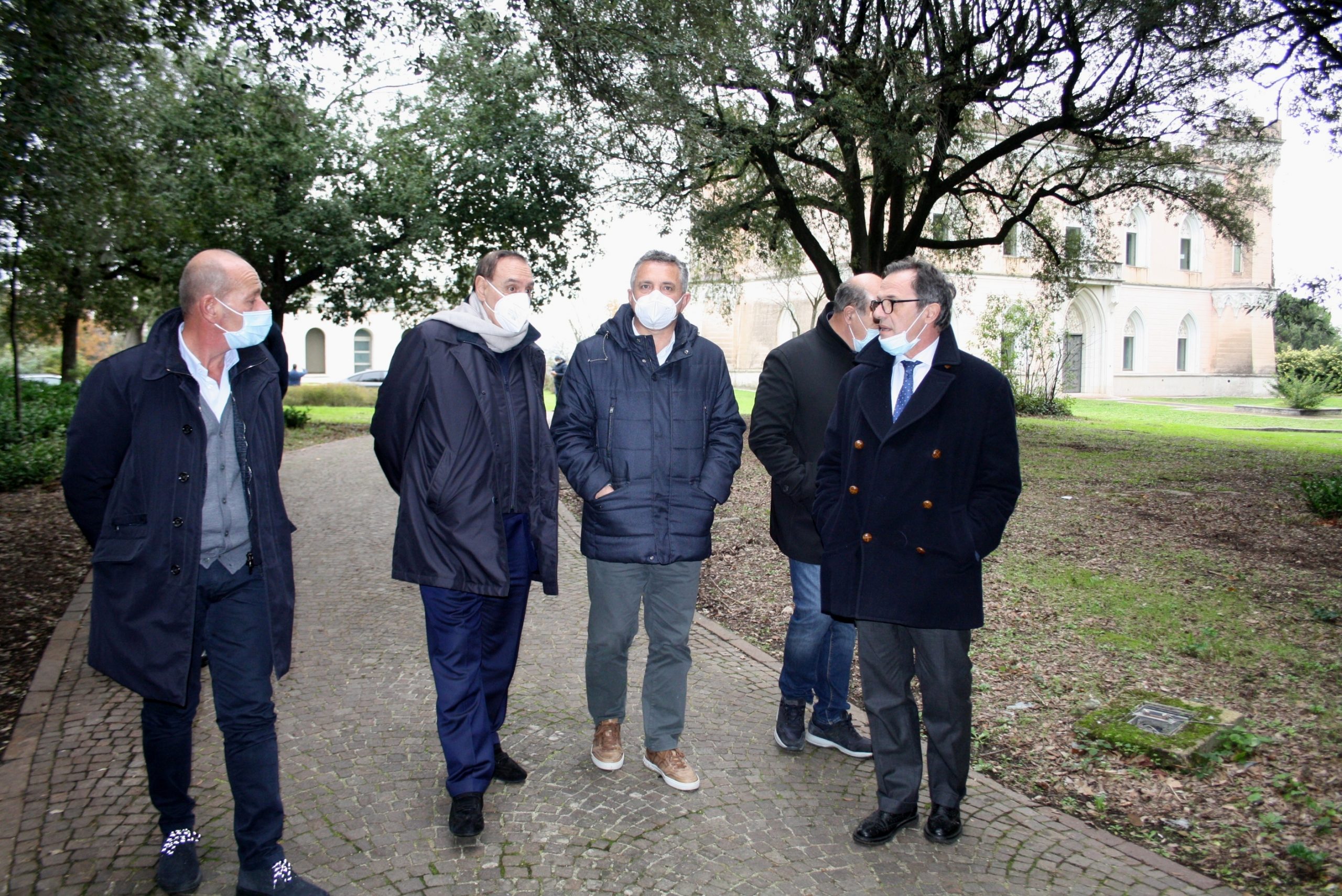 Benevento| “Villa dei Papi”, sopralluogo del presidente Di Maria e del sindaco Mastella: “Riapriremo al pubblico il parco”