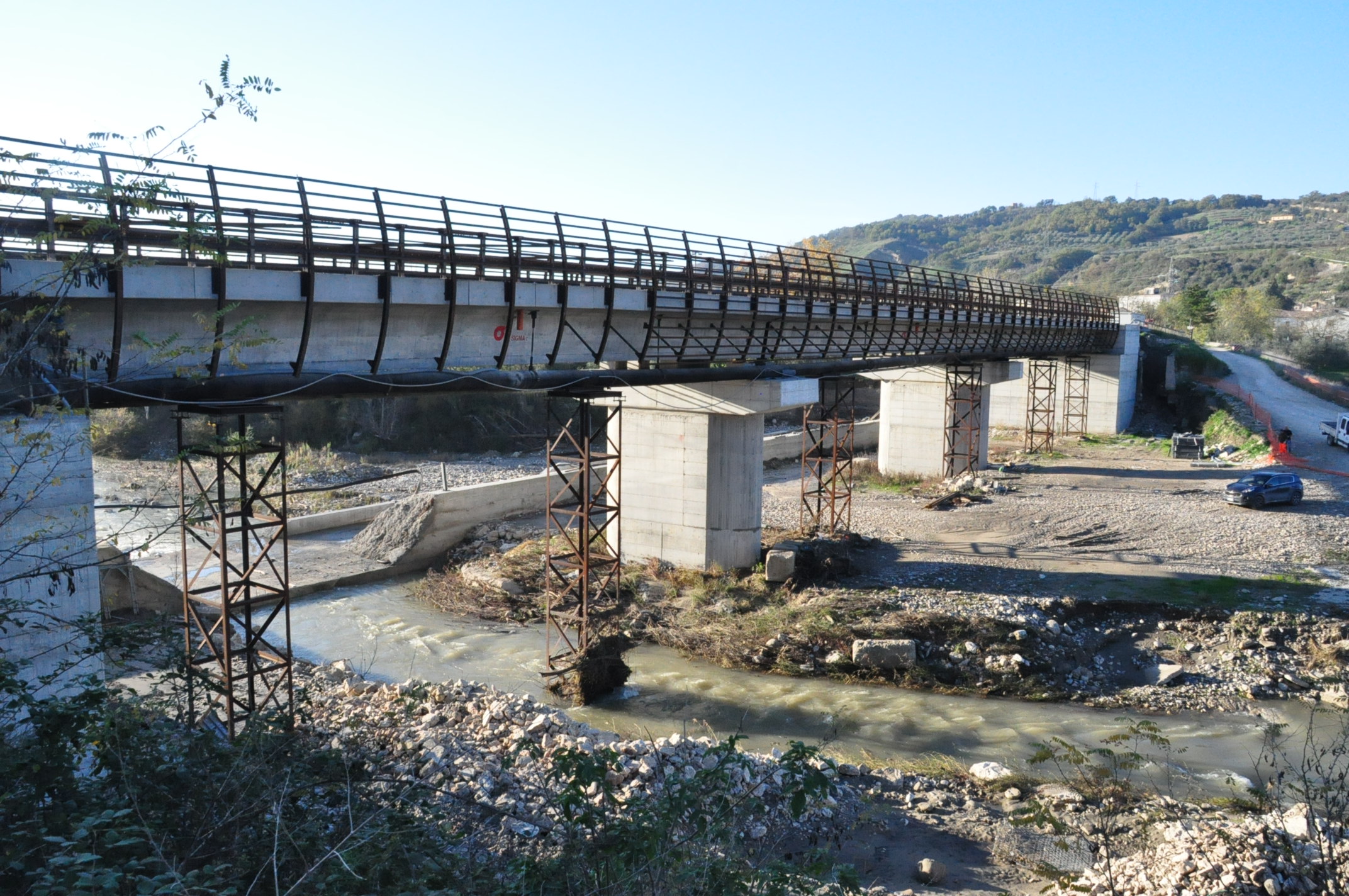 Ponte sull’Ufita, riaperto al traffico entro dicembre