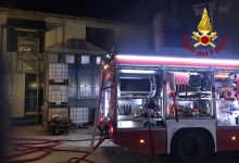 Solofra| Incendio in una conceria, intervento dei vigili del fuoco