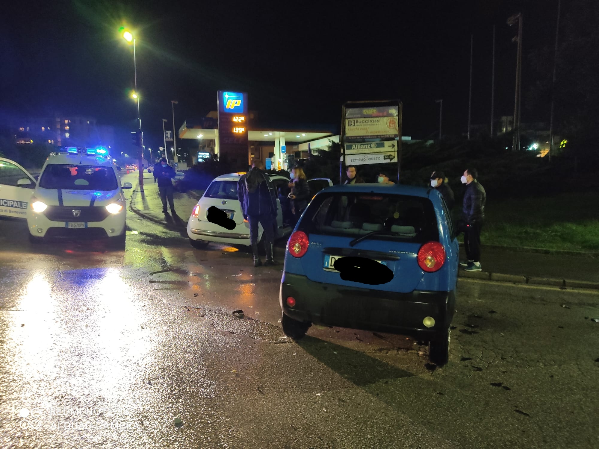 Benevento| Incidente in via Nenni, nessun ferito