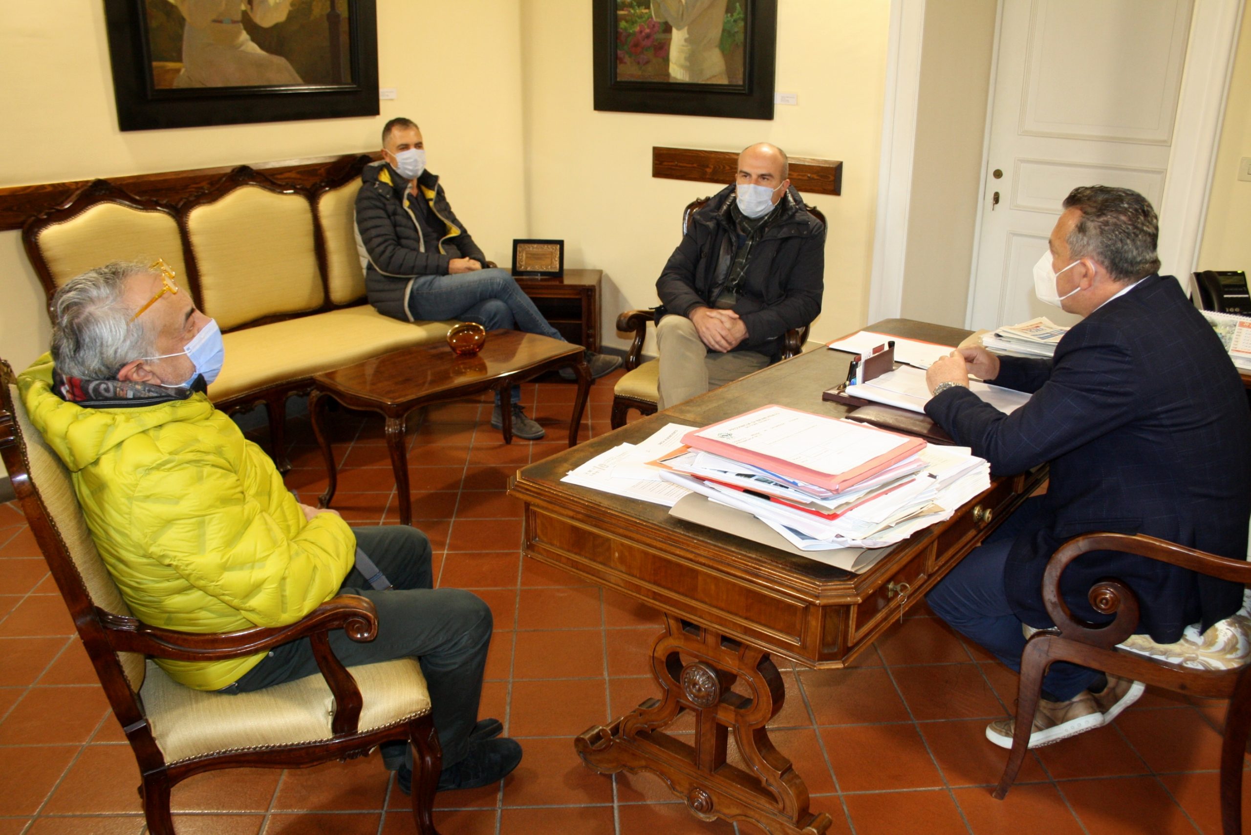 Riunione in Provincia sulle opere pubbliche per Foiano di Valfortore