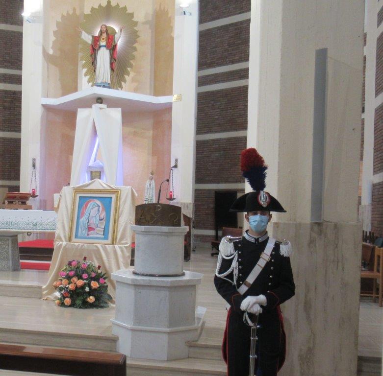 Benevento| Ricorrenza “Virgo Fidelis”, celebrazione in forma ridotta per la patrona dell’Arma dei Carabinieri