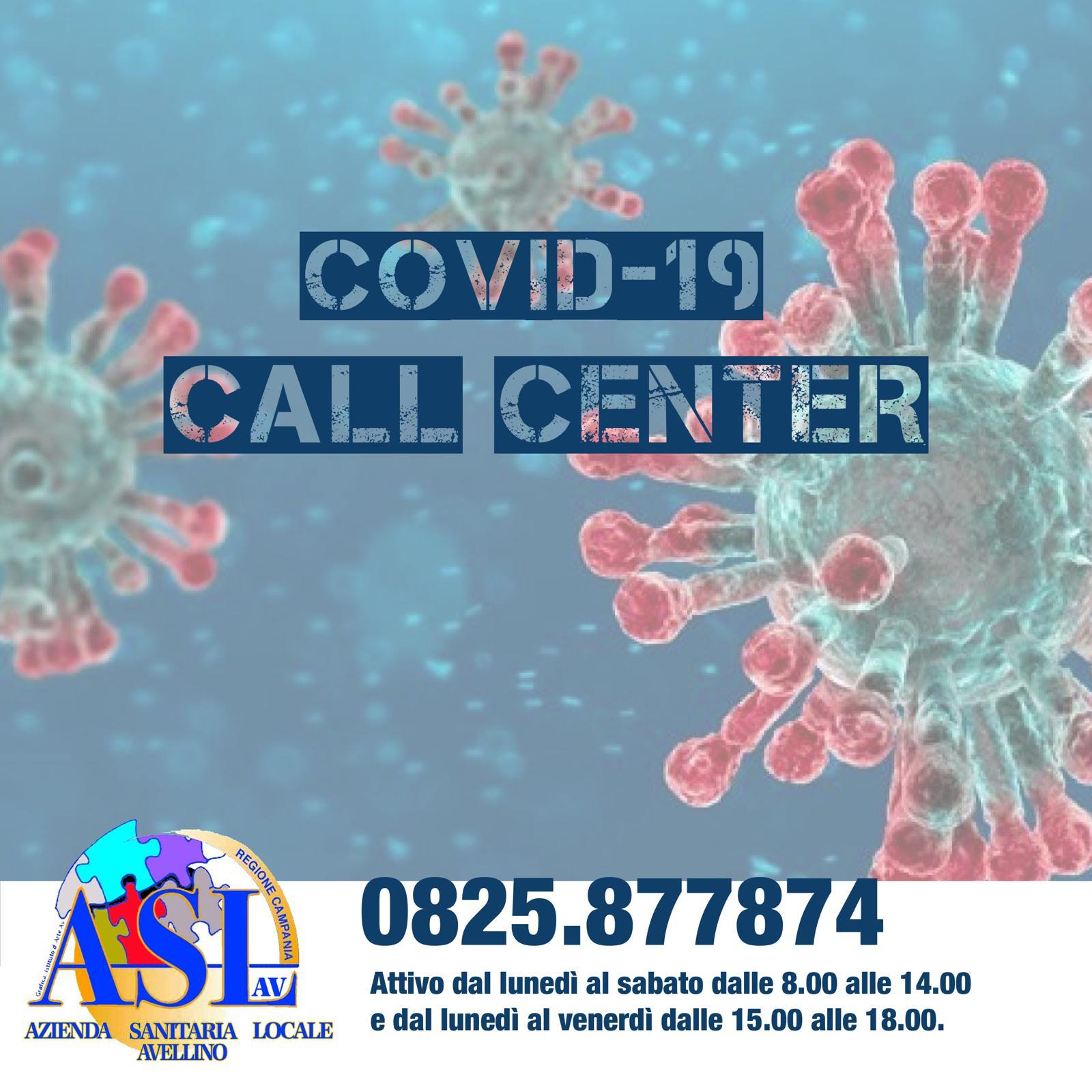 Call Center Covid-19, l’Asl di Avellino attiva un numero unico