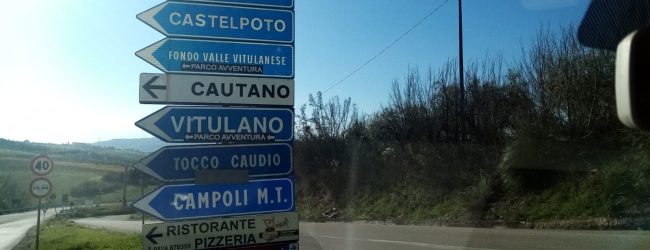 Gasolio sull’asfalto, chiusa la Fondo Valle Vitulanese