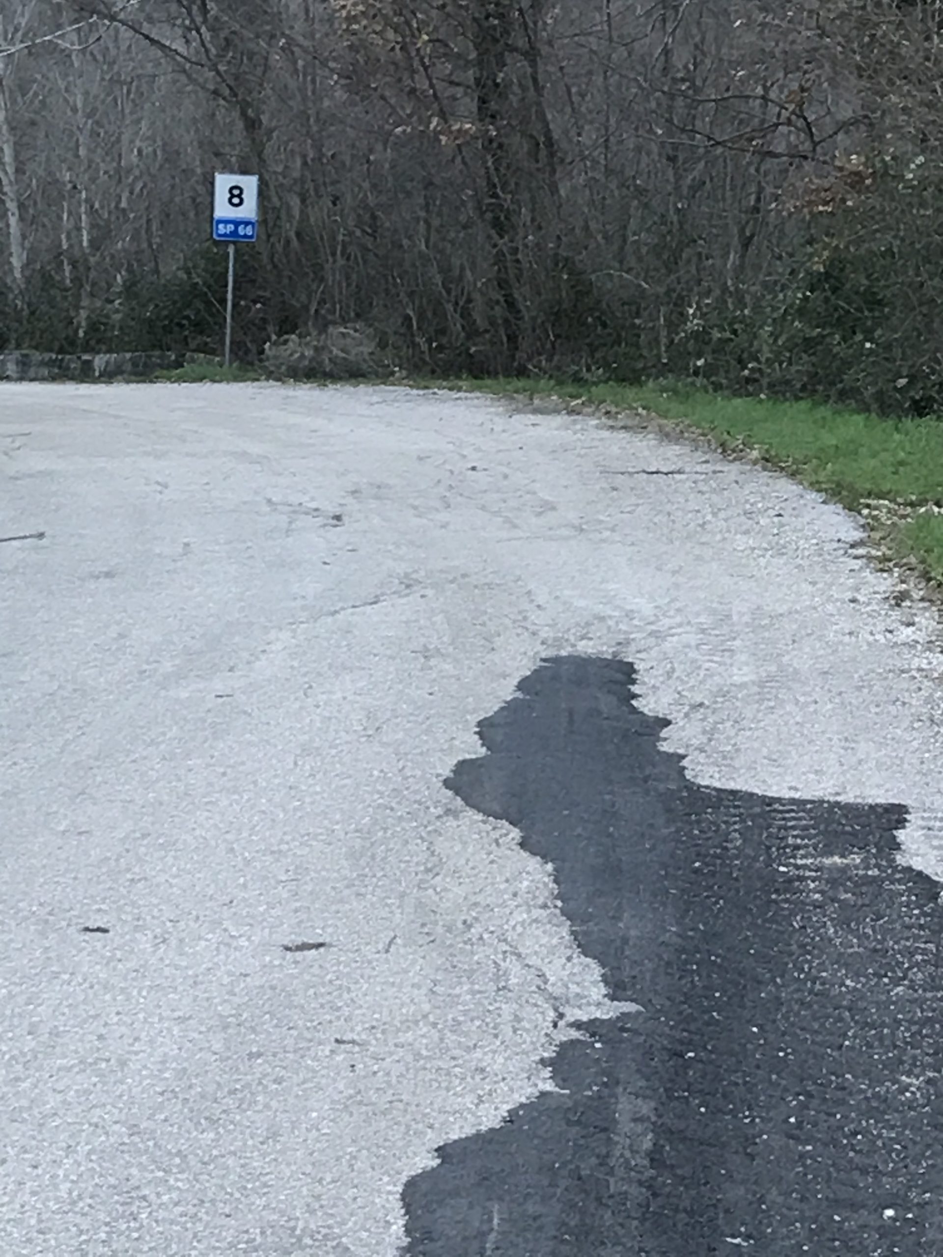 Santa Croce del Sannio| La denuncia di Amici della Terra: Strada SP66..tra sprofondamenti e piccoli rappezzi