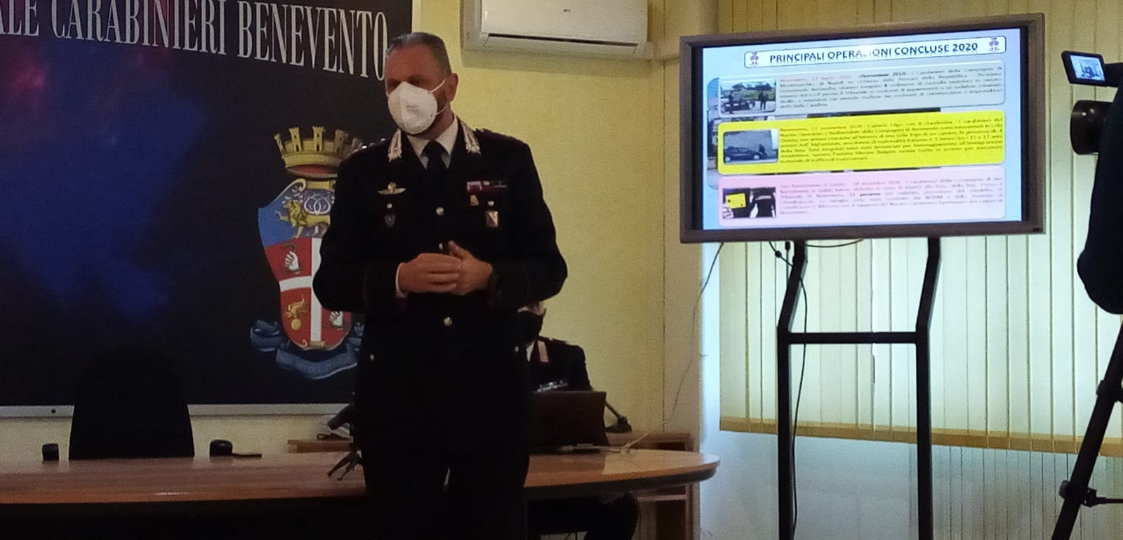 Benevento| Bilancio di fine anno dell’Arma: in calo i reati, in aumento gli arresti nel Sannio