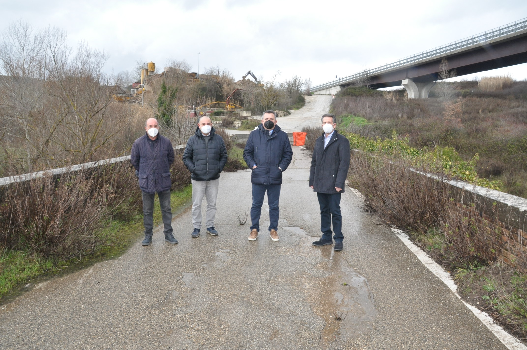 Provincia fa sopralluogo sulle strade di Pesco Sannita. Di Maria: presto progetto per Ponte sul Tammaro