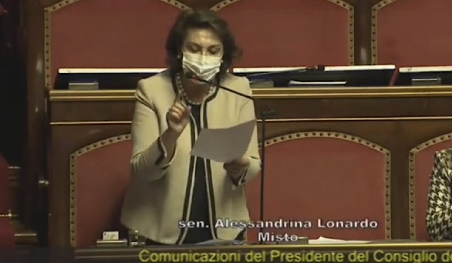 Governo, Lonardo: “Responsabile e costruttrice, sì alla fiducia“