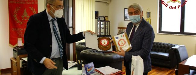 Avellino| Vigili del Fuoco, Biancardi fa visita al comandante Bellizzi: patto rinnovato tra Provincia e caschi rossi