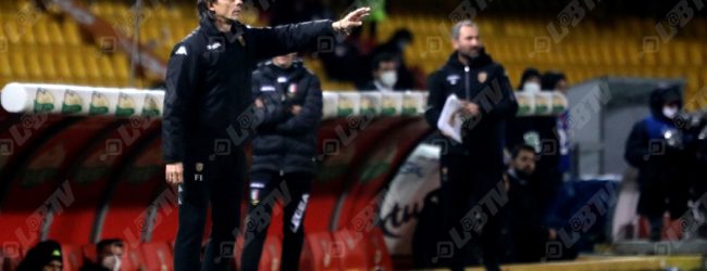 Benevento, Inzaghi: “Serve la partita perfetto contro una Roma stratosferica”