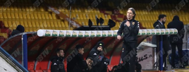 Benevento, Inzaghi: “Giocano Viola e Schiattarella. Gaich e Lapadula insieme? Possono giocare, ma non ora”