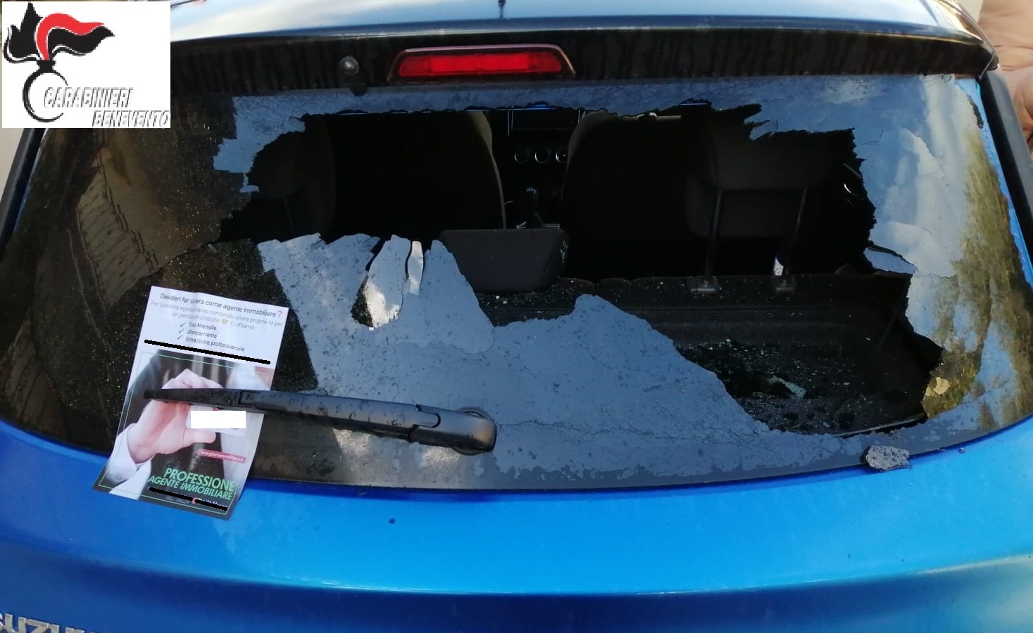 Paduli| Trovate due auto danneggiate, i Carabinieri scoprono e denunciano l’autore