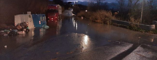 Benevento| Madonna della Salute, allagata la zona dell’ecopunto