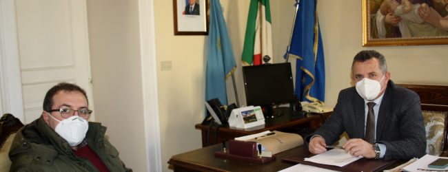 Benevento| Il Presidente Di Maria riceve il sindaco di Frasso Telesino Viscusi