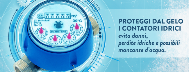 Benevento| Calo delle temperature, i consigli di GESESA per proteggere i contatori dal gelo