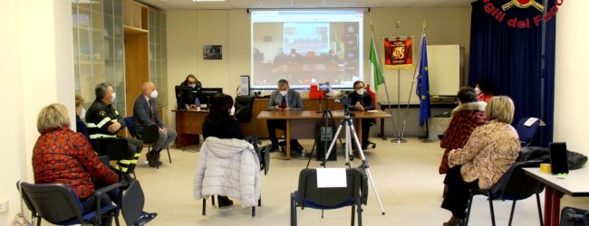Avellino| Vigili del fuoco, il comandante Bellizzi consegna le benemerenze