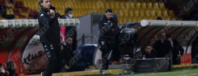 Benevento, Inzaghi prova a guardare oltre la sconfitta: “Grande reazione, così ci salveremo”