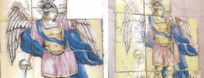 A 7 anni dal furto, i carabinieri ritrovano e restituiscono il pannello di San Michele Arcangelo