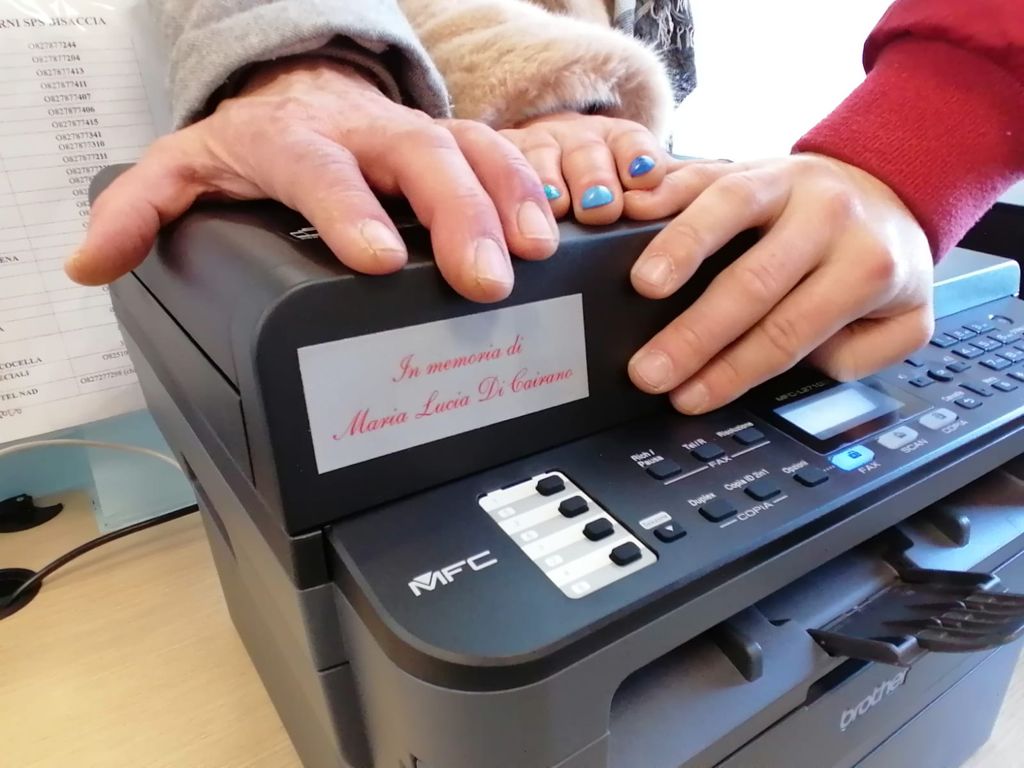 Suap di Bisaccia, i familiari di una paziente donano stampante e tablet all’Unità Operativa