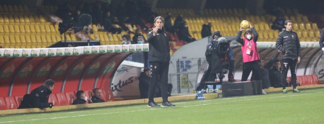 Benevento, Inzaghi: “Orgoglioso di questa squadra. Senza l’espulsione, avremmo potuto anche vincerla”