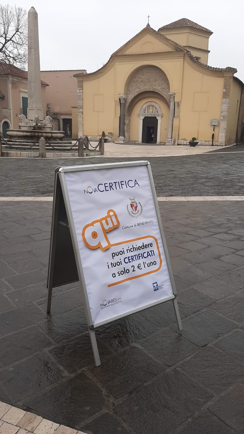 Certificati anagrafici disponibili nelle tabaccherie della città. Mastella: “Ci avviamo verso una Benevento digitale”