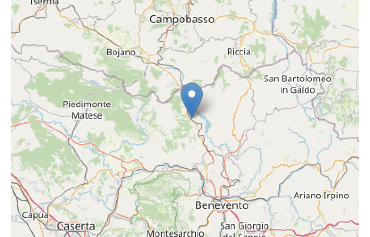 Quattro lievi scosse di terremoto nella notte con epicentro Morcone