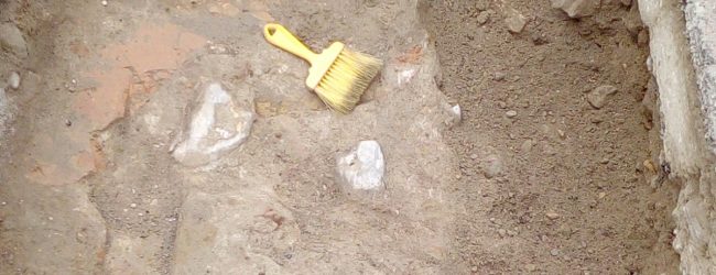 Benevento| Ritrovamento archeologico a via Perasso