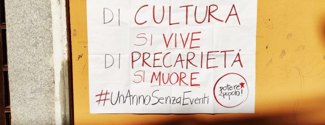 Benevento| “Potere al Popolo!” scende al fianco dei lavoratori della Cultura e dello Spettacolo