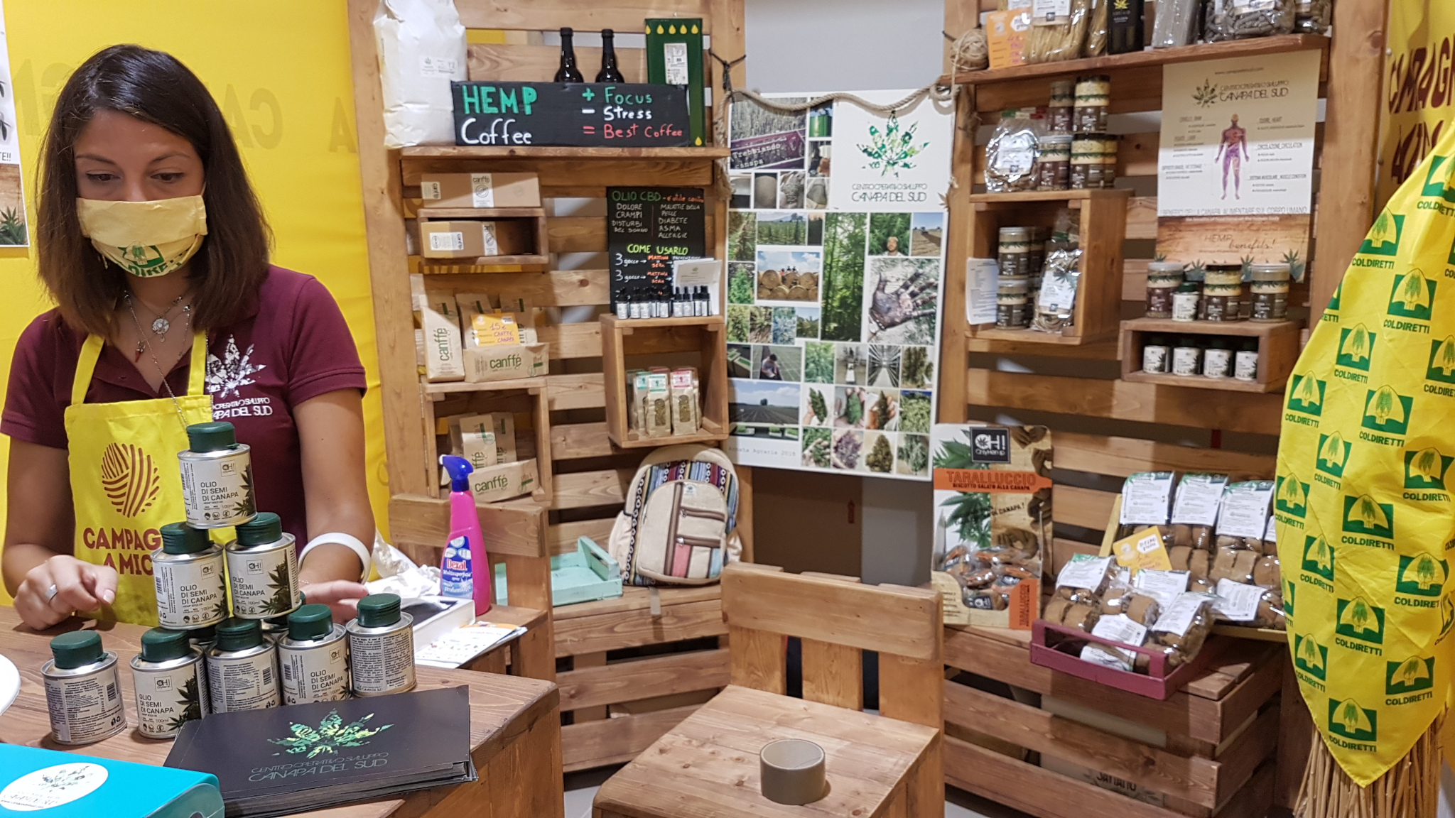 Canapa, Coldiretti Campania: giovani lanciano il “canffè”, giungla norme e controlli frena opportunità per agricoltori