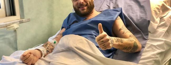 Clementino si opera alla Malzoni di Avellino e in un post ringrazia lo staff della clinica
