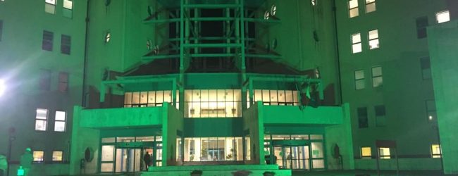 Avellino| Giornata Mondiale del Malato, l’ospedale Moscati si tinge di verde