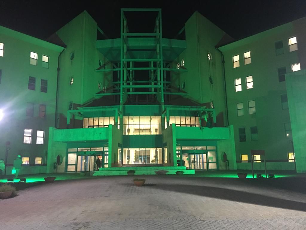 Avellino| Giornata Mondiale del Malato, l’ospedale Moscati si tinge di verde