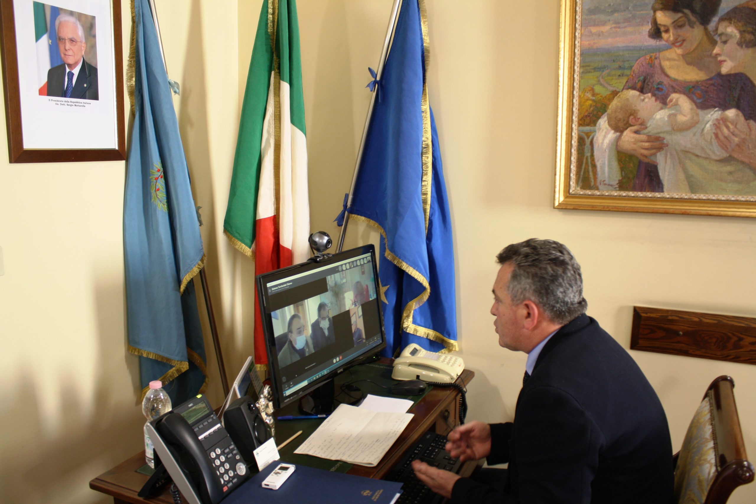 Contratto Istituzionale di Sviluppo, Di Maria incontra ‘online’ Sindaci e Presidenti Comunita’ Montane